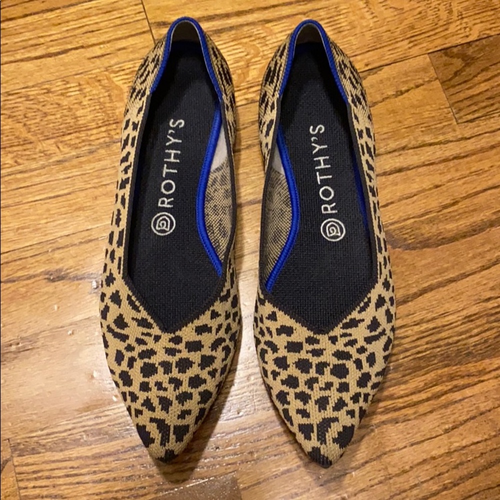 Rothy’s The Point Leopard 9.5
